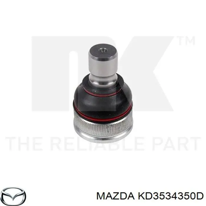 Compre KD3534350D Mazda Braço oscilante inferior esquerdo de suspensão dianteira