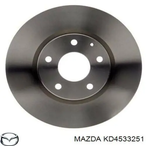 KD4533251 Mazda диск тормозной передний