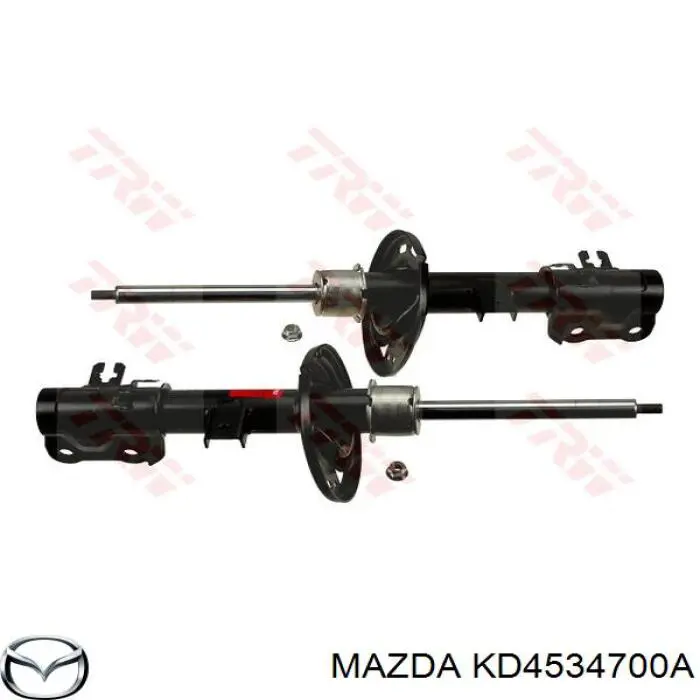 Амортизатор передний правый Mazda KD4534700A