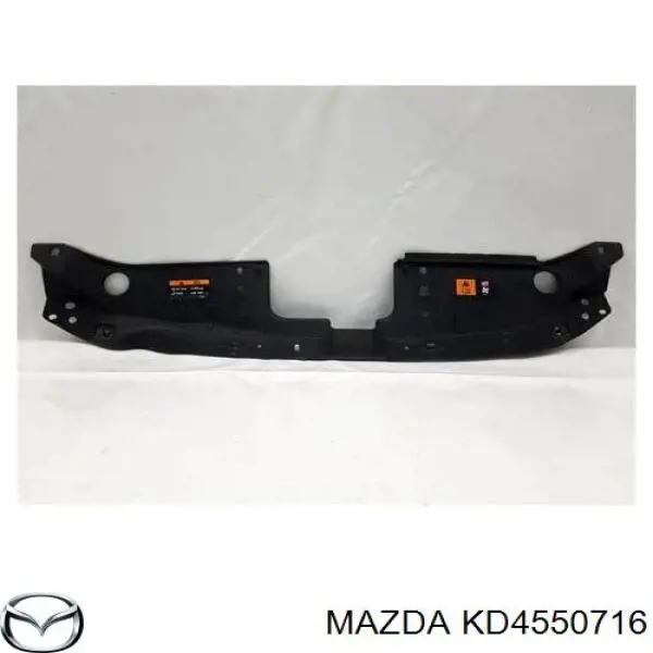 Накладка передней панели (суппорта радиатора) верхняя Mazda KD4550716