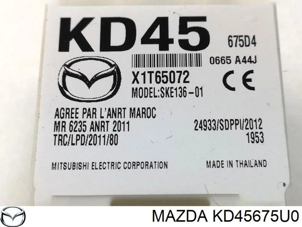 KD45675U0 Mazda 