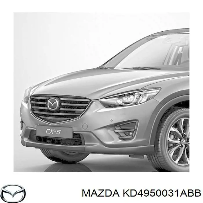 Бампер на авто Mazda KD4950031ABB цена, от 443.43 USD