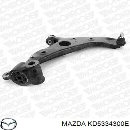 KD5334300E Mazda braço oscilante inferior direito de suspensão dianteira