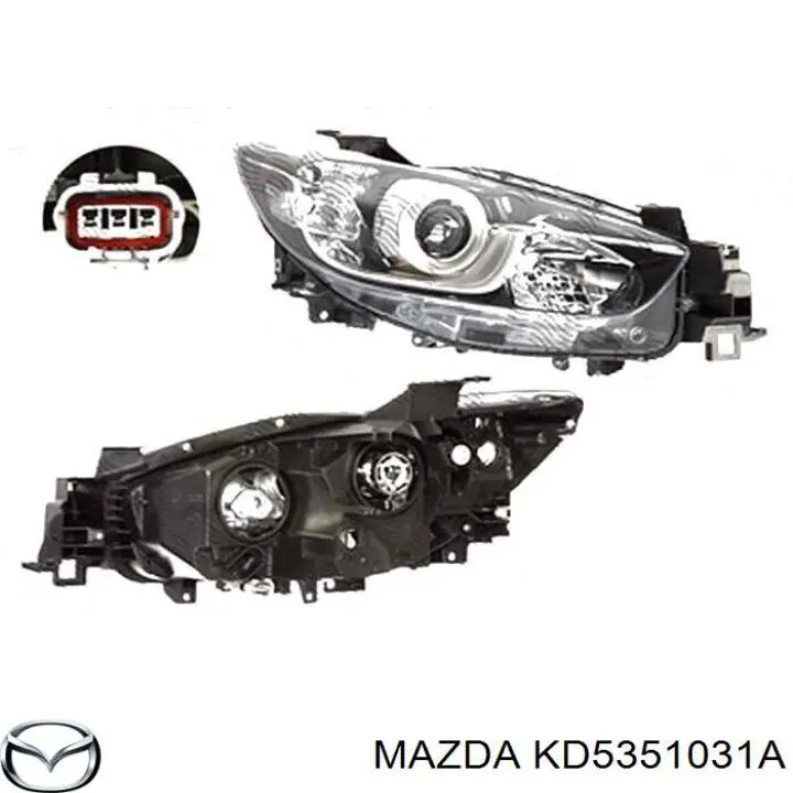 Купить KD5351031A Mazda Фара основная правая