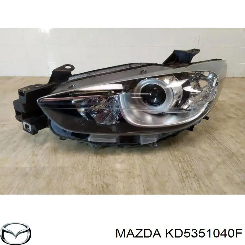 Левая фара KD5351040F Mazda