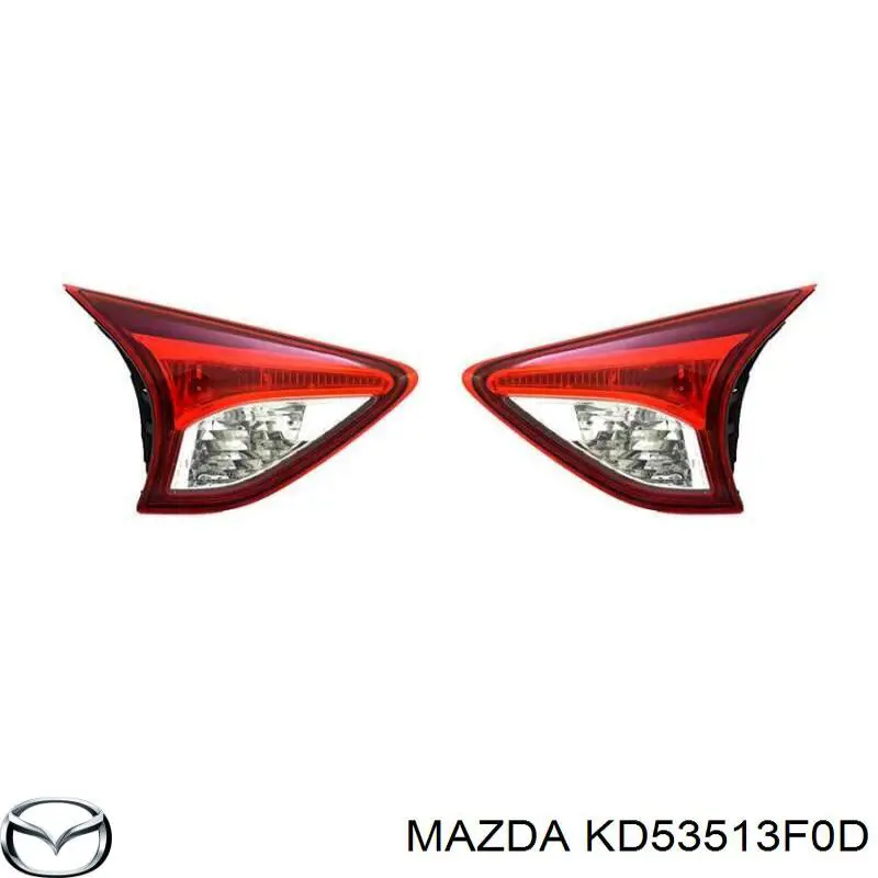 KD53513F0D Mazda фонарь задний правый внутренний
