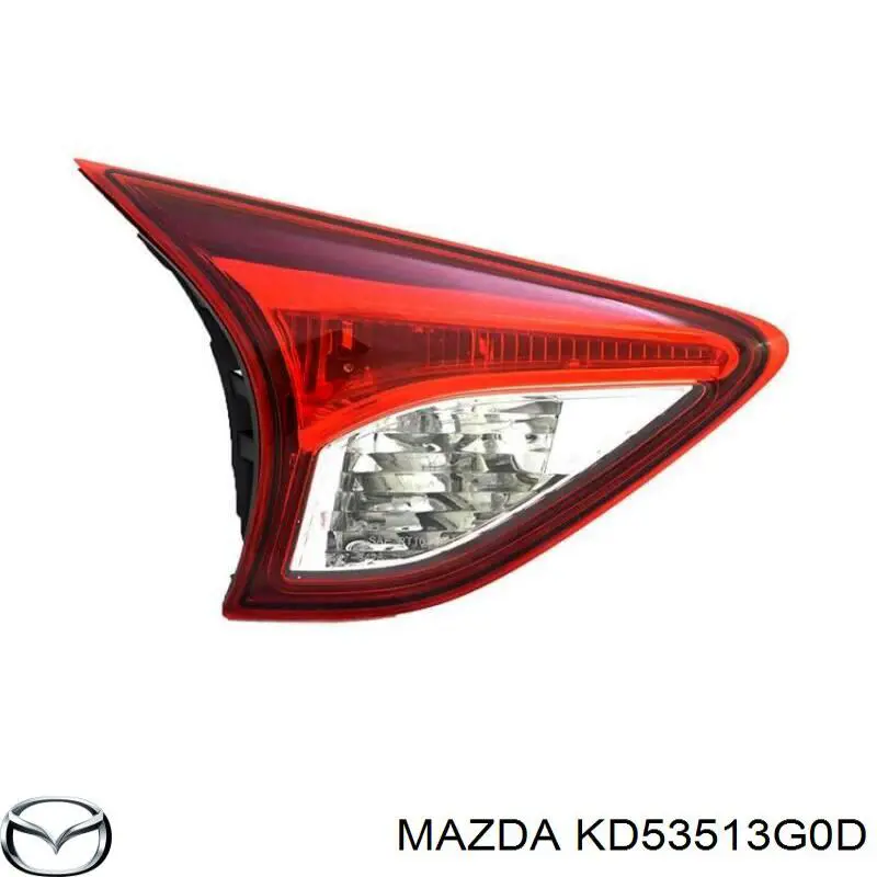 Фонарь задний левый внутренний Mazda KD53513G0D