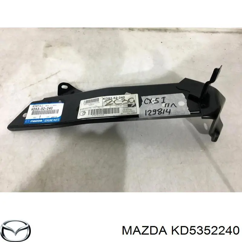 Кронштейн крепления крыла переднего левого передний Mazda KD5352240 цена, от 11.55 USD