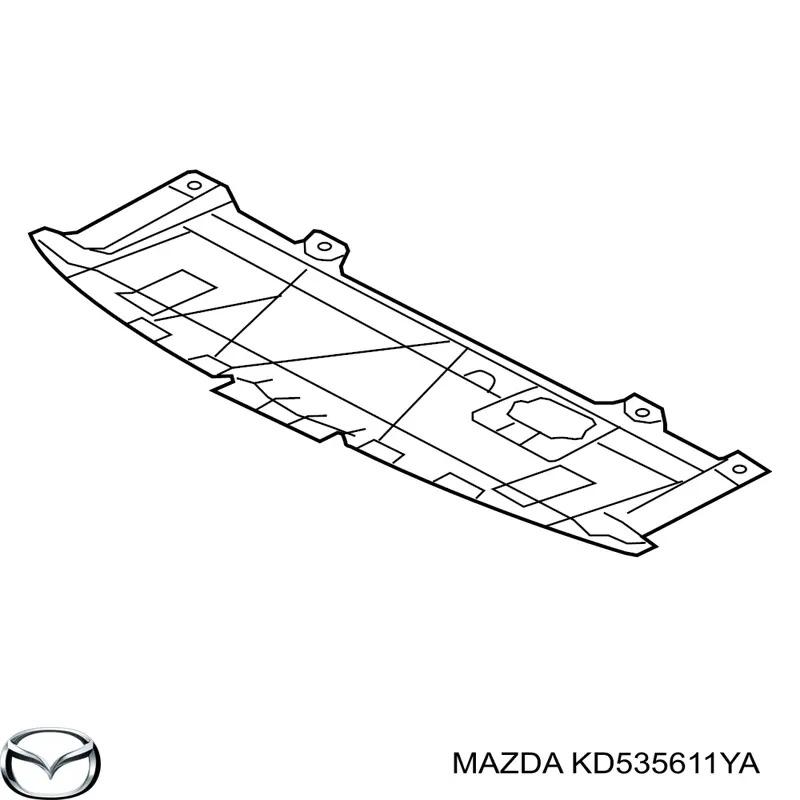 Защита двигателя передняя на Mazda CX-5 KE