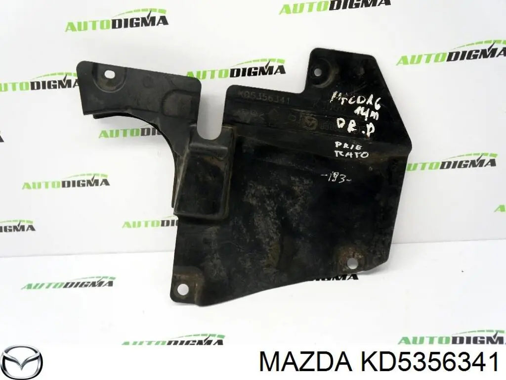 Защита двигателя правая Mazda KD5356341 цена, от 5.88 USD