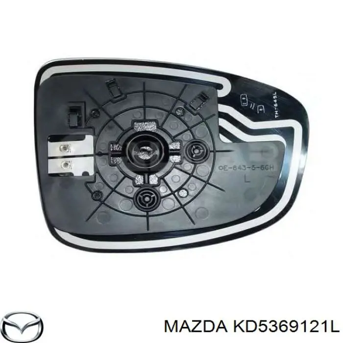 Наружное зеркало правое Mazda KD5369121L цена, от 138.81 USD
