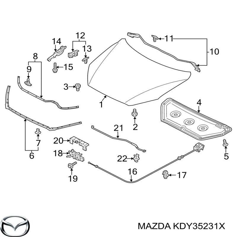 KDY35231X Mazda 