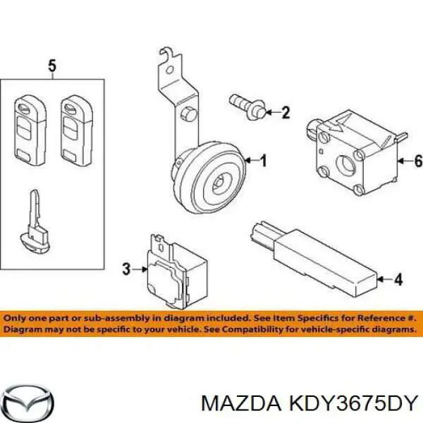 KDY3675DY Mazda