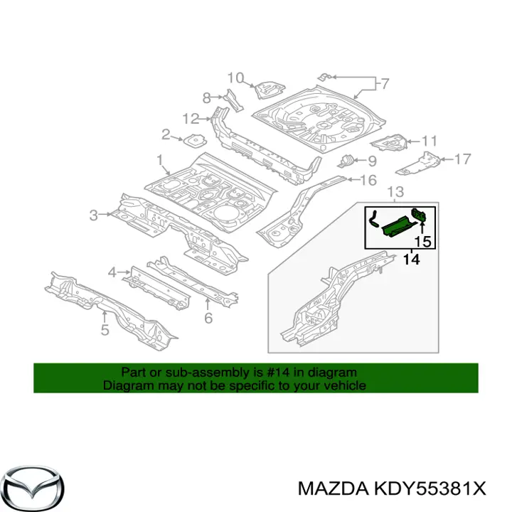 KDY55381X Mazda 