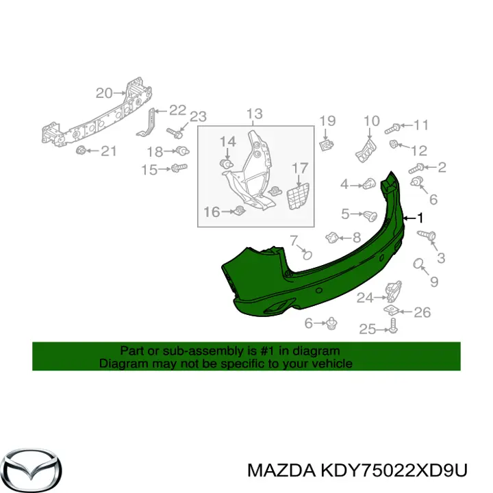  Mazda KDY75022XD9U цена, от 66.77 USD