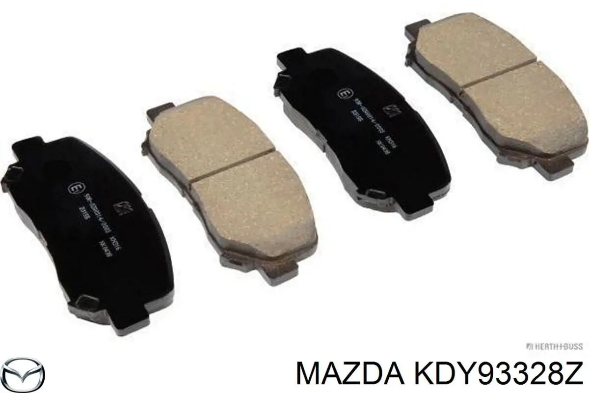 Купить KDY93328Z Mazda Колодки тормозные
