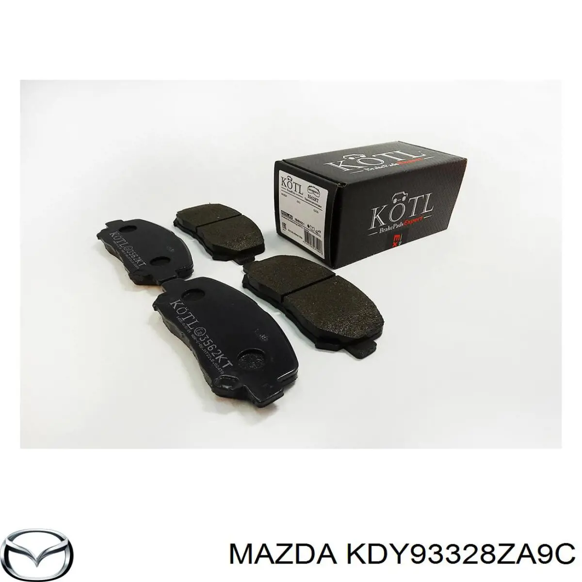 KDY93328ZA9C MAZDA Pastillas de freno delanteras original y equivalente
