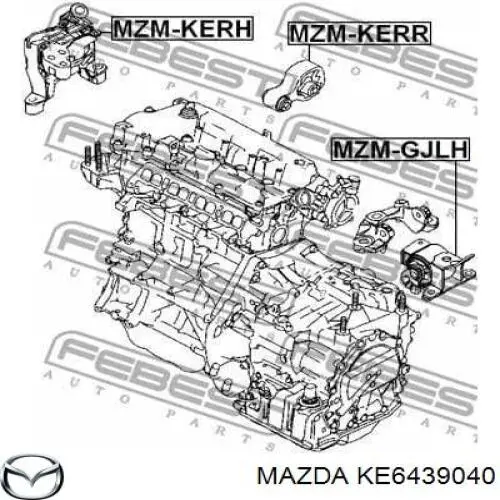  KE6439040 Mazda