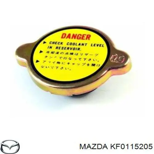 Крышка/пробка радиатора Mazda KF0115205 цена, от 3.71 USD