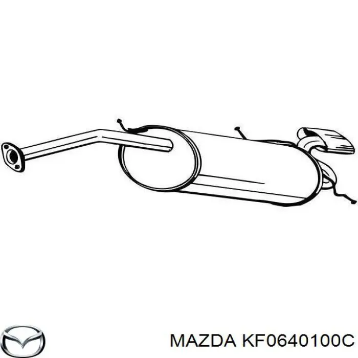 Глушитель задний FP4414G31 Polmostrow