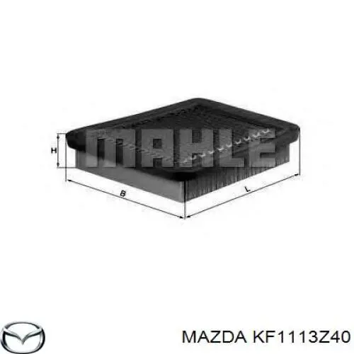 KF1113Z40 Mazda воздушный фильтр