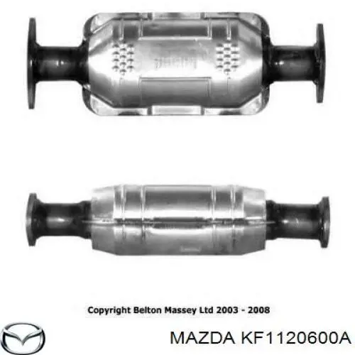 Конвертор-катализатор на Mazda Xedos 6 CA
