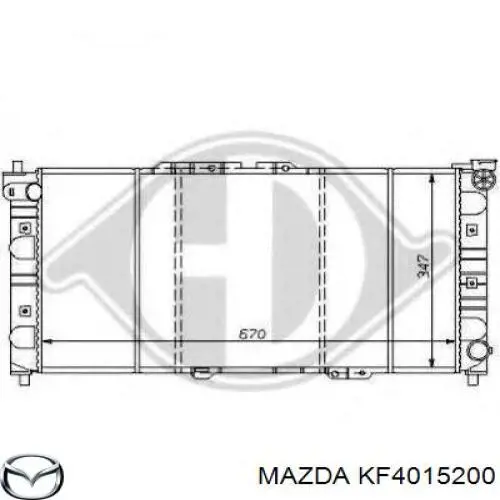 KF4015200 Mazda Радиатор основной