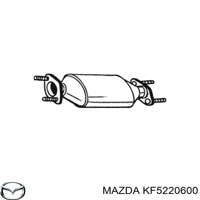 Катализатор KF5220600 Mazda