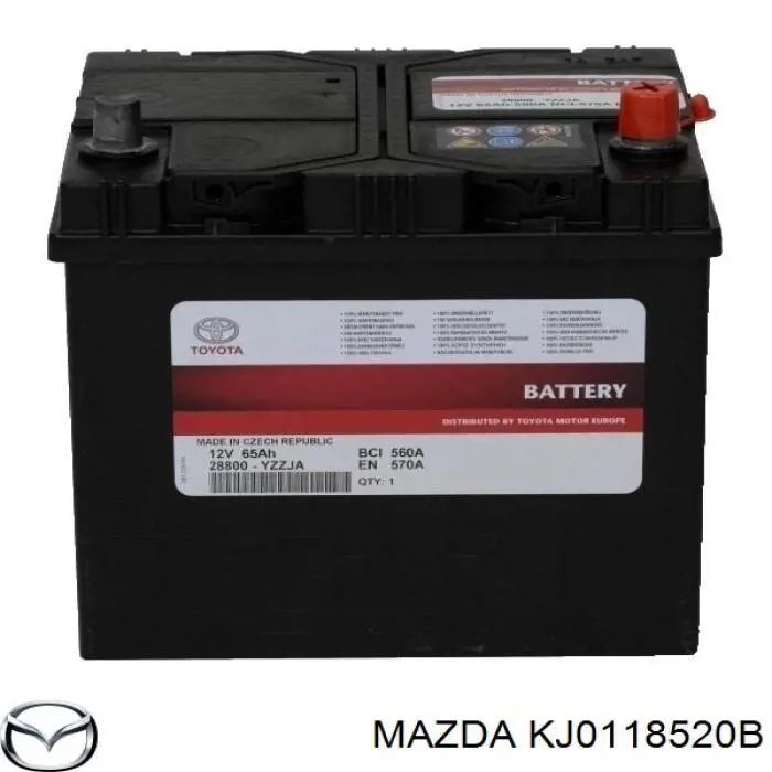 Batería de arranque KJ0118520B Mazda