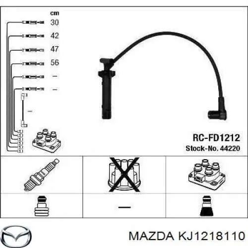 Купить KJ1218110 Mazda Свечи автомобильные