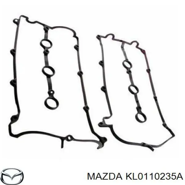 Прокладка клапанной крышки двигателя левая Mazda KL0110235A