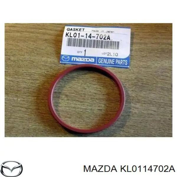 Прокладка адаптера масляного фильтра на Mazda Premacy CP