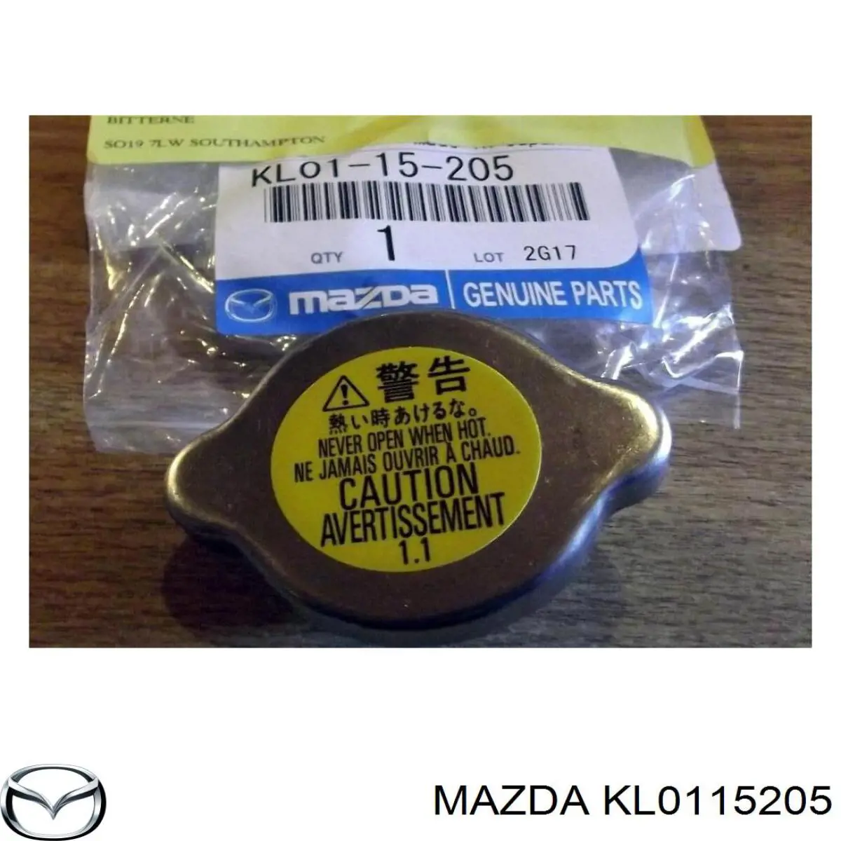 Крышка радиатора KL0115205 Mazda