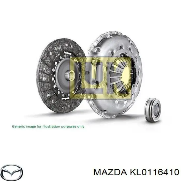 KL0116410A Mazda корзина сцепления