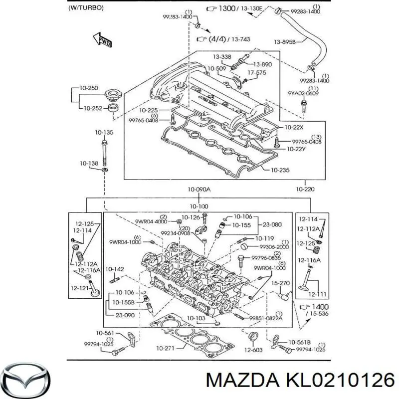  Mazda KL0210126 цена, от 1.27 USD