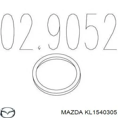 Купить KL1540305 Mazda Прокладка приемной трубы