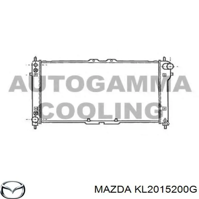 Радиатор охлаждения двигателя Mazda KL2015200H цена, от 57.80 USD