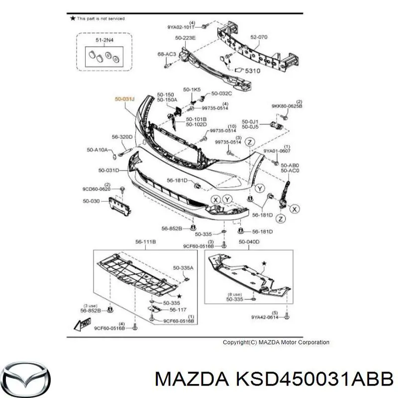 KSD450031ABB Mazda 