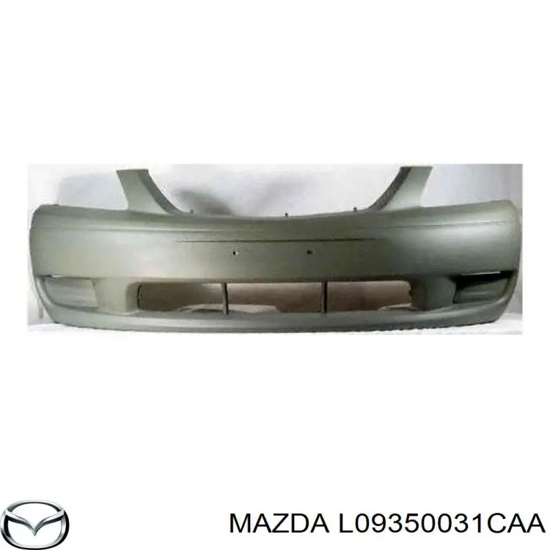 Передний бампер на Mazda MPV II 