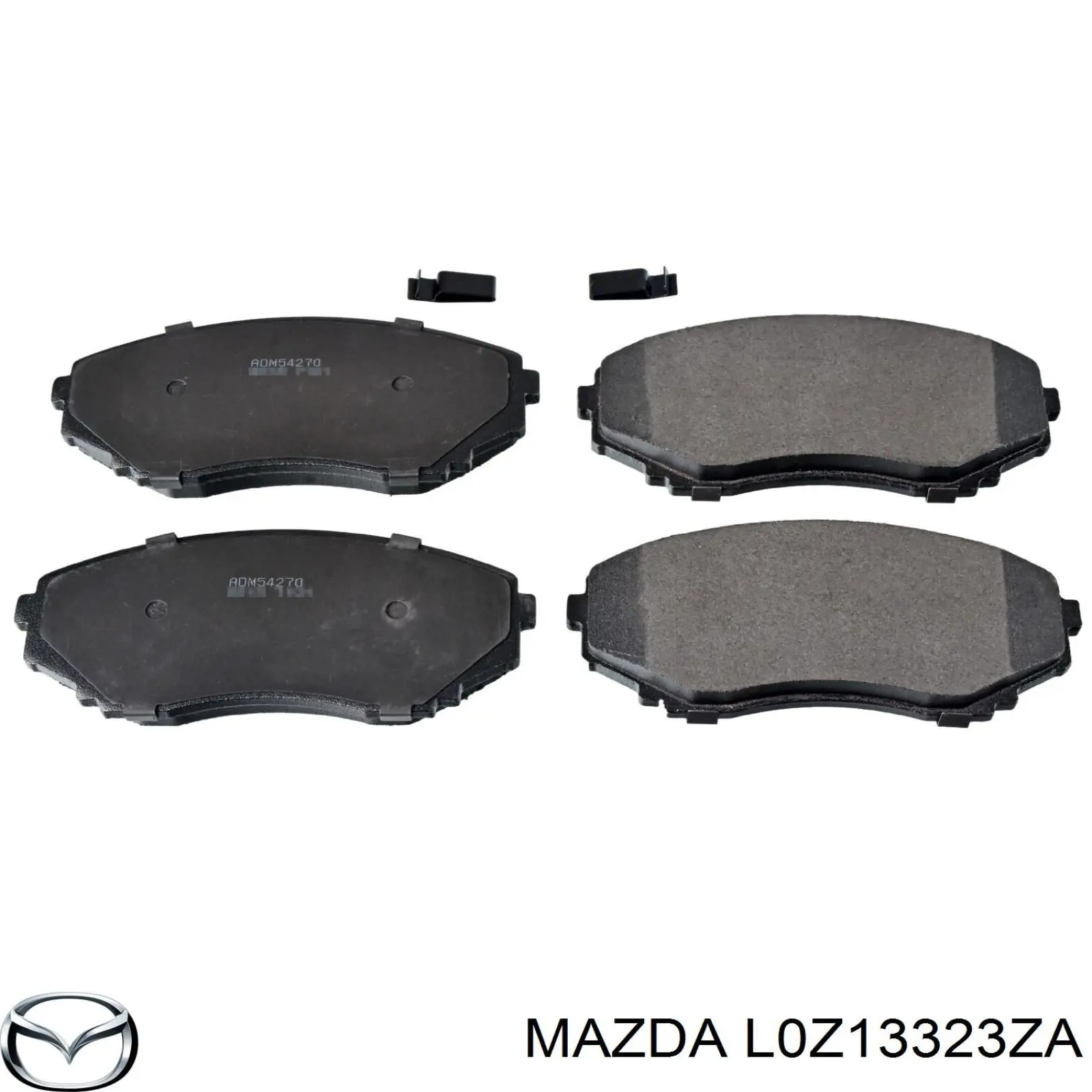 Передние тормозные колодки L0Z13323ZA Mazda