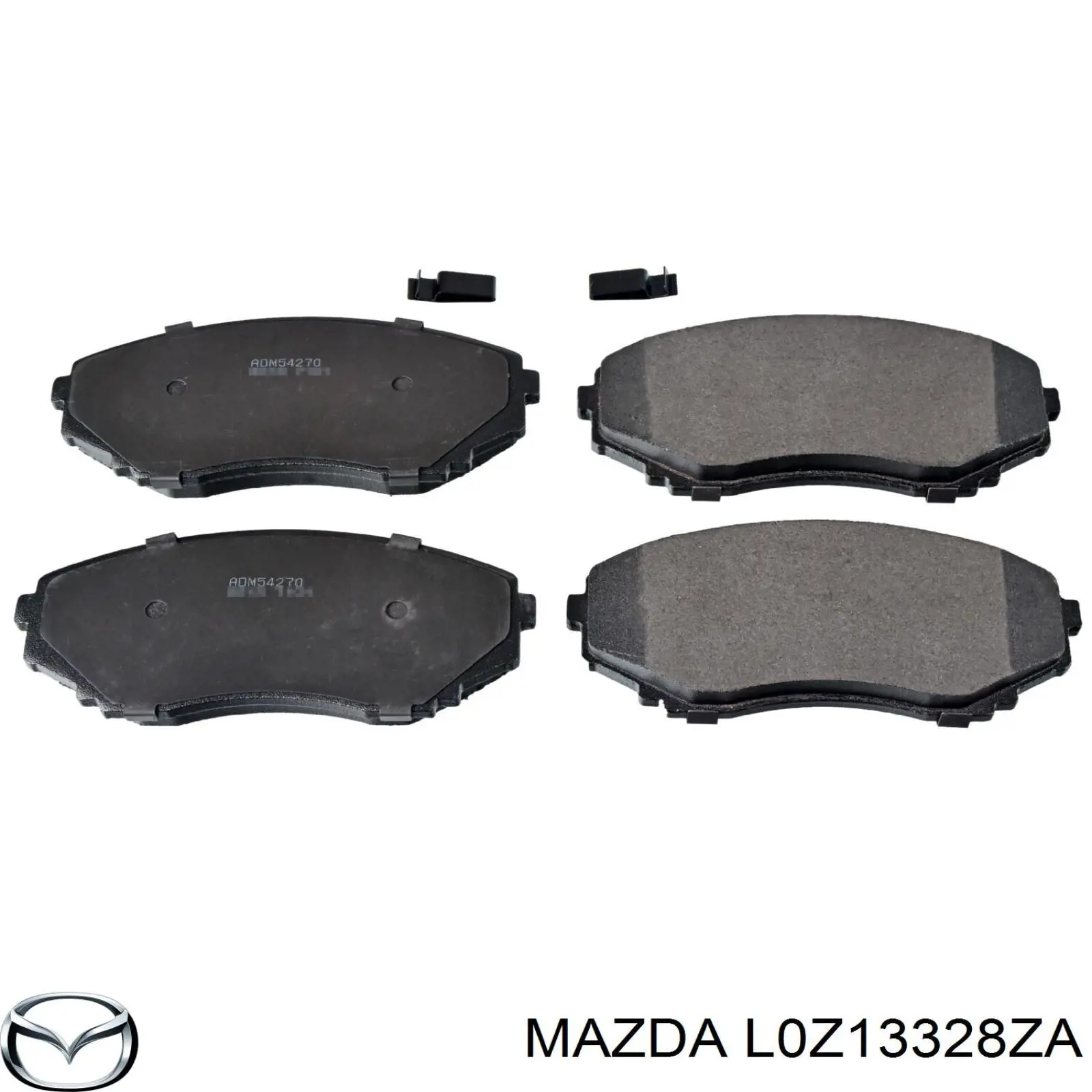 Передние тормозные колодки L0Z13328ZA Mazda