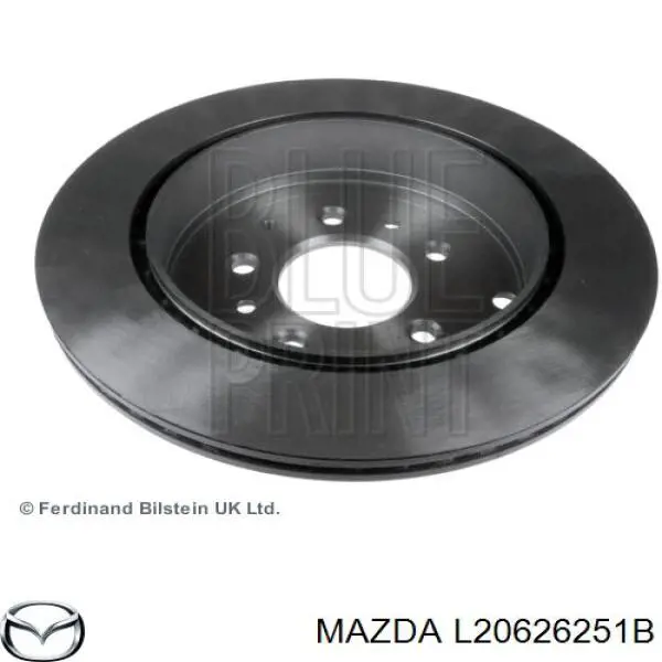 Диск тормозной задний Mazda L20626251B