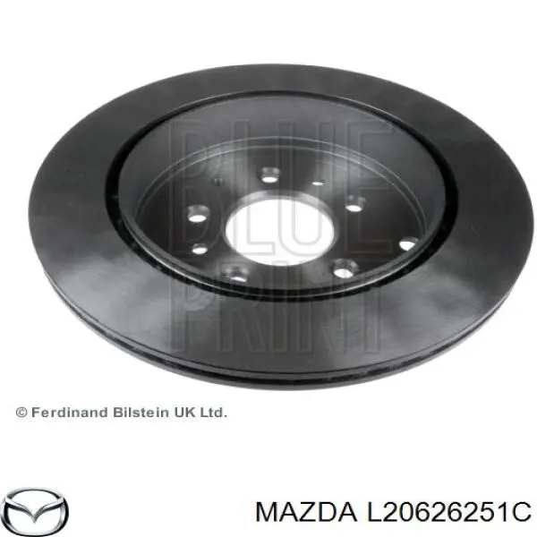 Задний тормозной диск Mazda L20626251C цена, от 38.09 USD