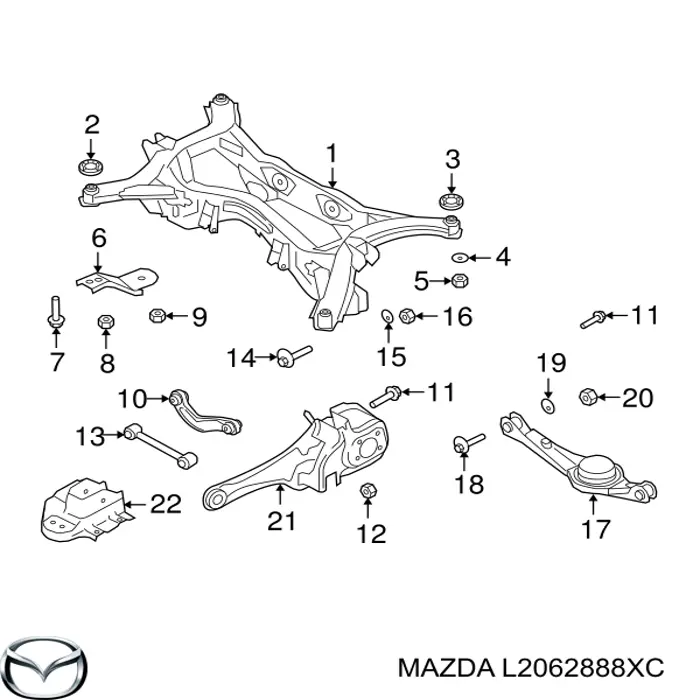  L2062888XC Mazda