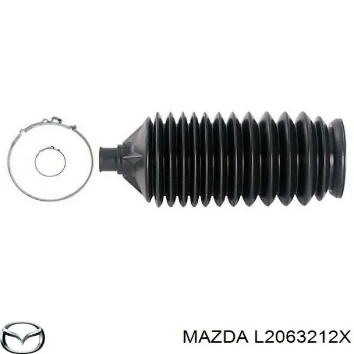 Bota de proteção esquerda do mecanismo de direção (de cremalheira) para Mazda CX-9 (TB)