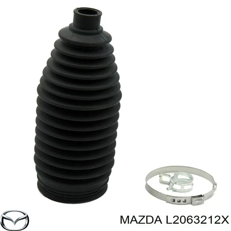 Пыльник рулевого механизма/рейки, левый Mazda L2063212X цена, от 17.74 USD