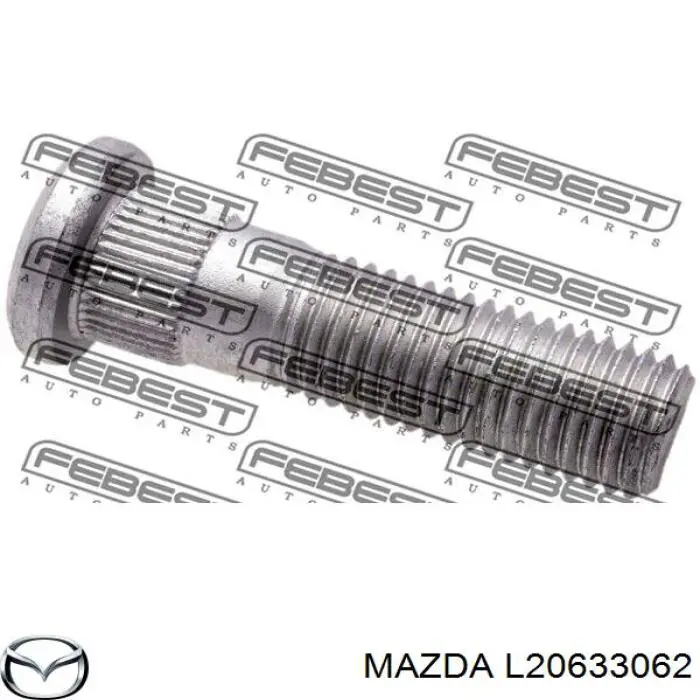 Tornillo de seguridad para llantas L20633062 Mazda