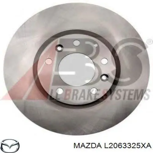 L2063325XA Mazda disco do freio dianteiro