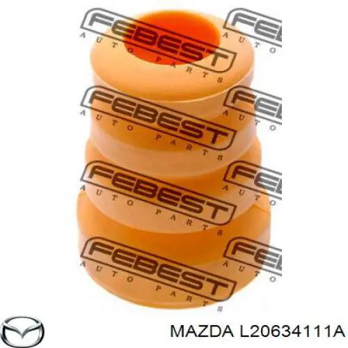Буфер (отбойник) амортизатора переднего Mazda L20634111A