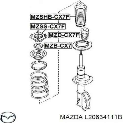 Купить 537206 GSP Буфер (отбойник) амортизатора переднего